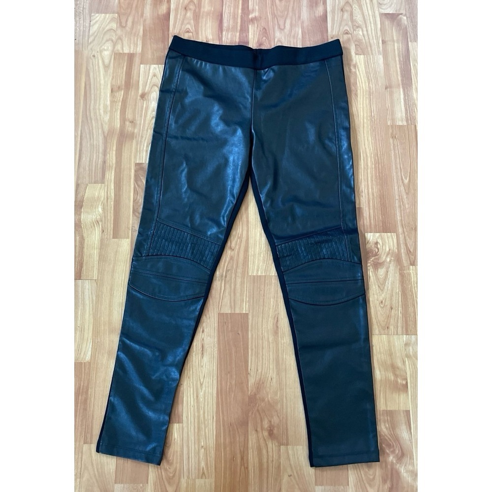 Moto Style Faux Leather‎ Leggings